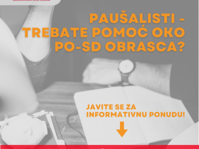 Izrada PO-SD obrasca za obrtnike paušaliste