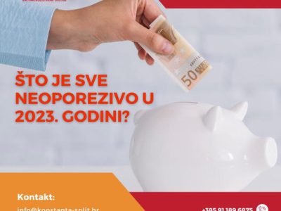 Što je sve neoporezivo u 2023. godini?